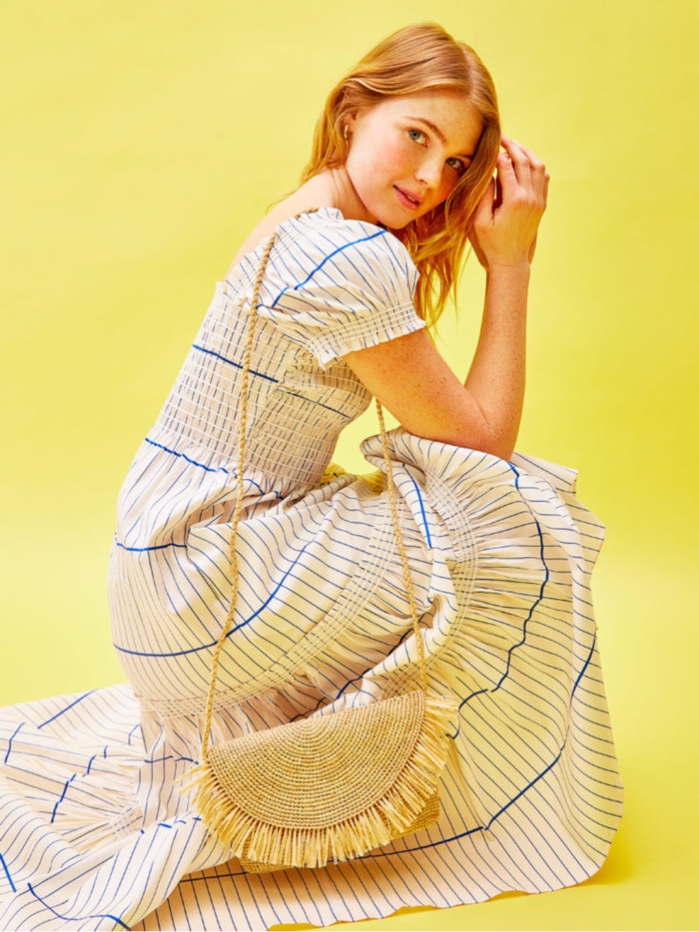 Mar Y Sol "Tanya" Raffia Crossbody